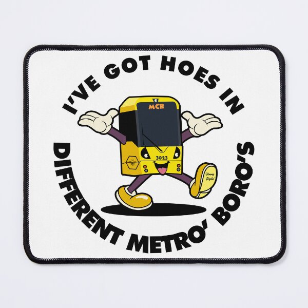 Item preview, Cheeky / Funny cartoon Manchester Metrolink tram designed and sold by jimmy-digital.