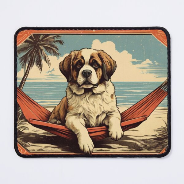 Item preview, Tropical Beach St Bernard designed and sold by NeatThingLover.