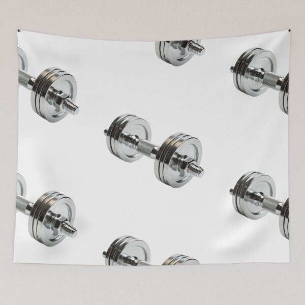 Item preview, Crossfit dumbell on transparent background designed and sold by MiraCleAI.