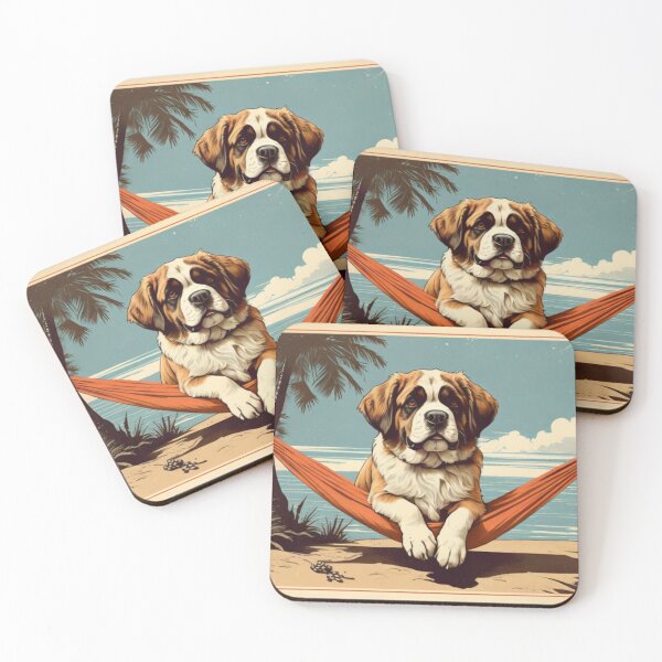 Item preview, Beachside St Bernard designed and sold by NeatThingLover.