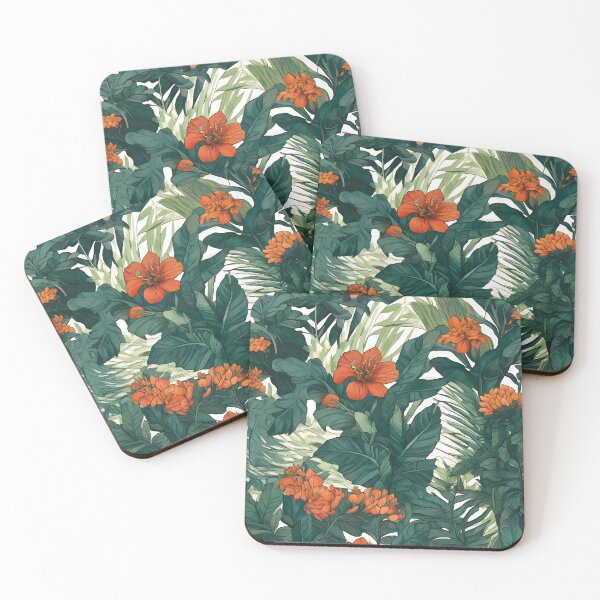 Item preview, Sessions in the jungle - flower pattern design designed and sold by fl0werfact0ry.