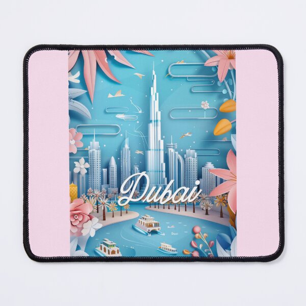 Item preview, Burj Khalifa, Dubai, UAE, Cities of the World, Vintage style Poster designed and sold by emaga.