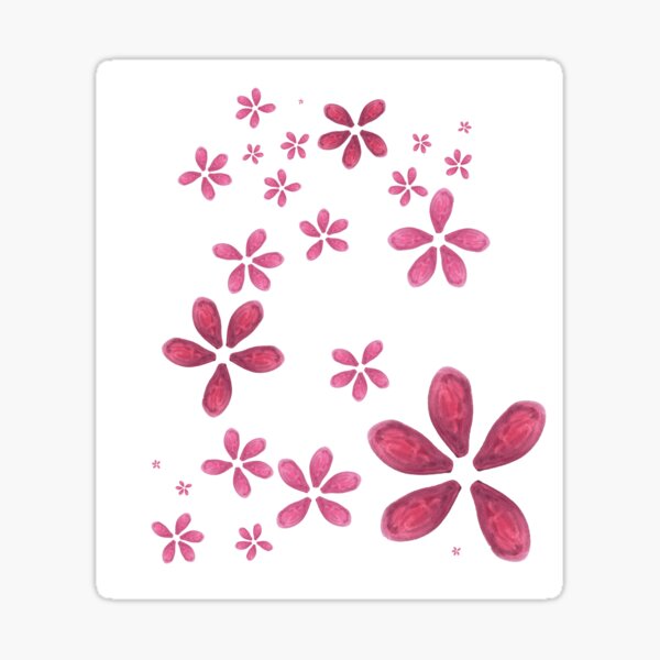 Pink Petals Sticker