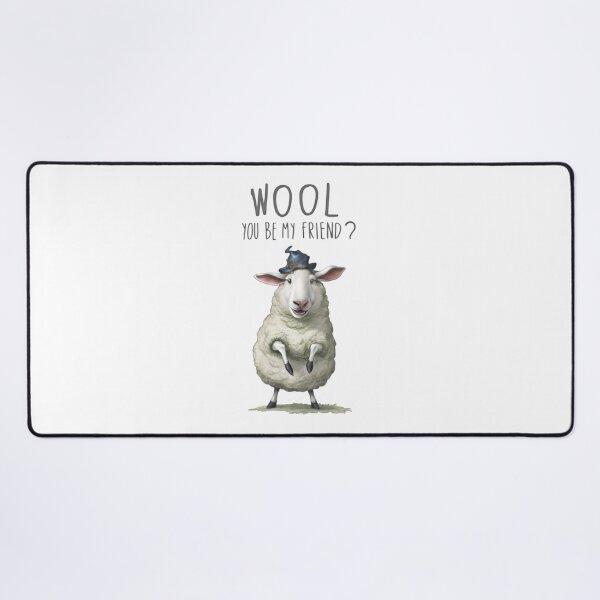 Item preview, Wool you be my friend, funnyfits70, funnyfits, sheep, woolly, funny, humor, friendship, cuddly, BFF, grazing, farmyard, livestock designed and sold by FunnyFits70.