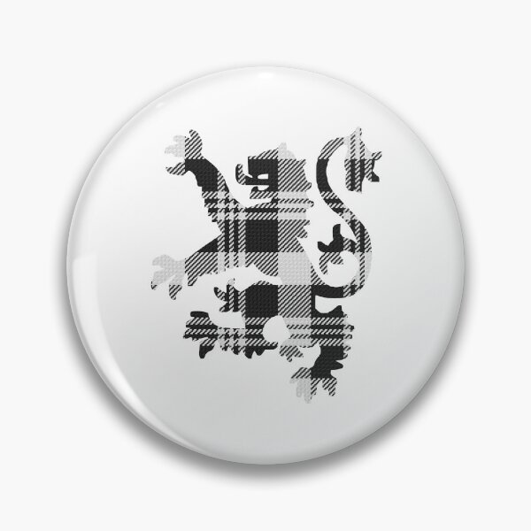 Item preview, Scott Black and White Modern Tartan - Detailed designed and sold by DiscoGypsyFish.
