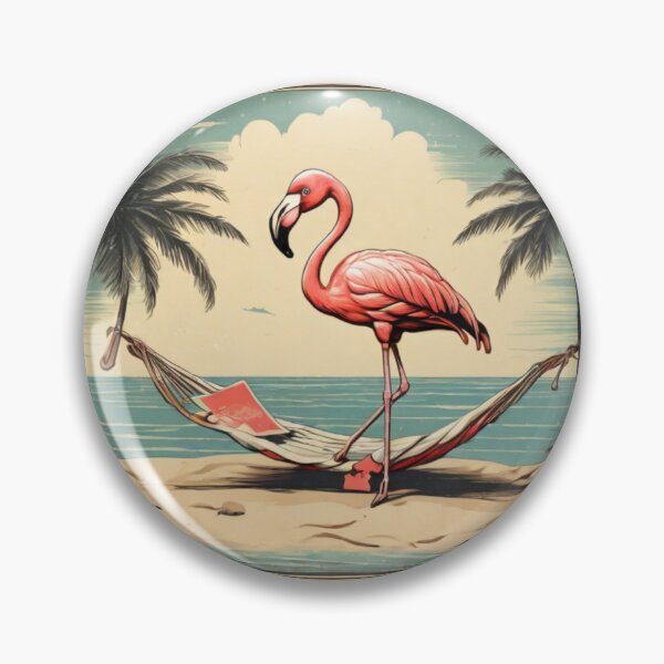 Artikelvorschau, Tropischer Strand Flamingo entworfen und verkauft von NeatThingLover.