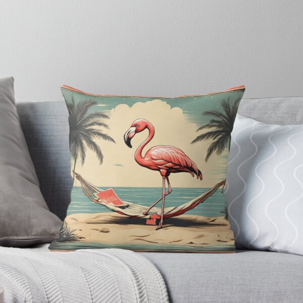 Item preview, Tropical Beach Flamingo designed and sold by NeatThingLover.