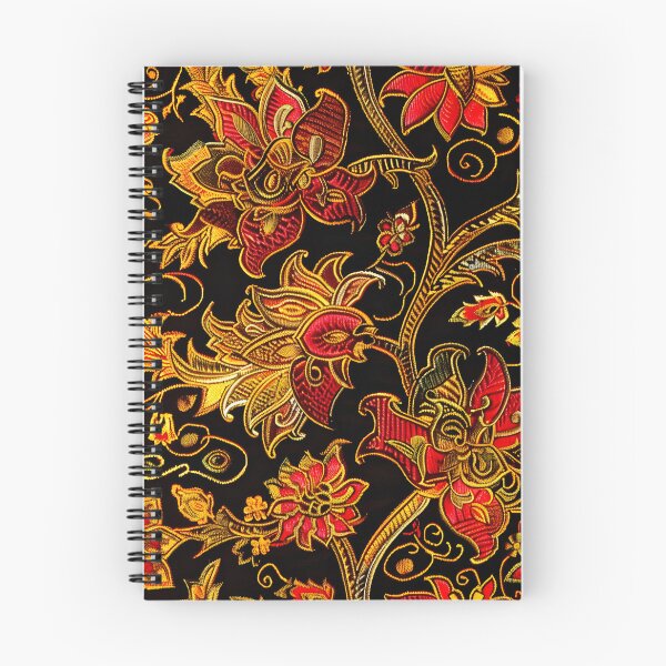 Item preview, Thai silk pattern with intricate paisley and floral designs designed and sold by DMay-art.