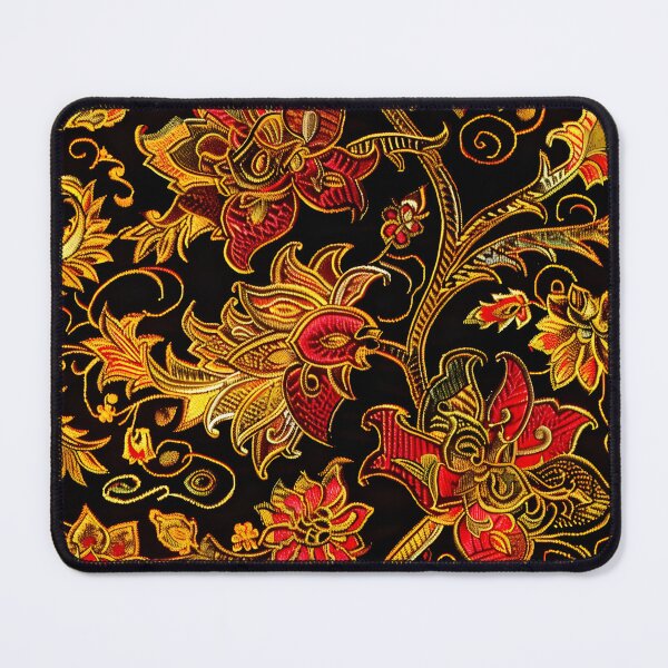 Item preview, Thai silk pattern with intricate paisley and floral designs designed and sold by DMay-art.