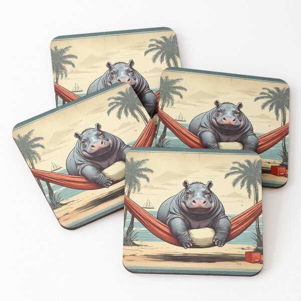 Item preview, Tropical Hippo designed and sold by NeatThingLover.