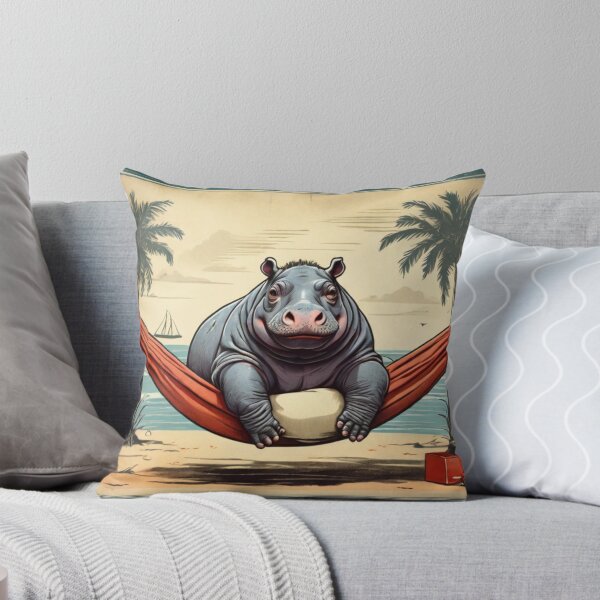 Item preview, Tropical Hippo designed and sold by NeatThingLover.