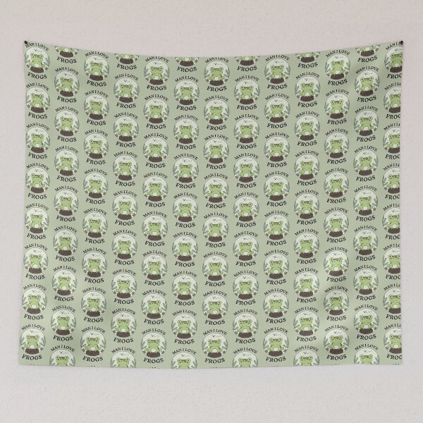 Item preview, Adorable Man I Love Frogs Design designed and sold by CarefulCreation.