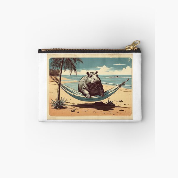 Item preview, Beachside Hippo designed and sold by NeatThingLover.