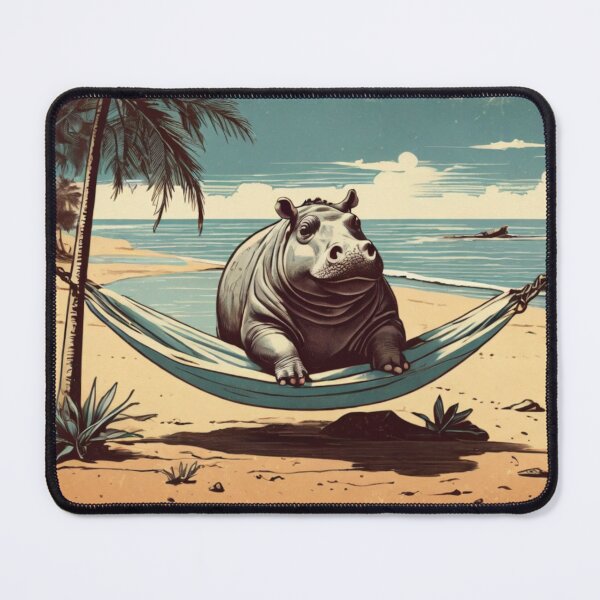 Item preview, Beachside Hippo designed and sold by NeatThingLover.