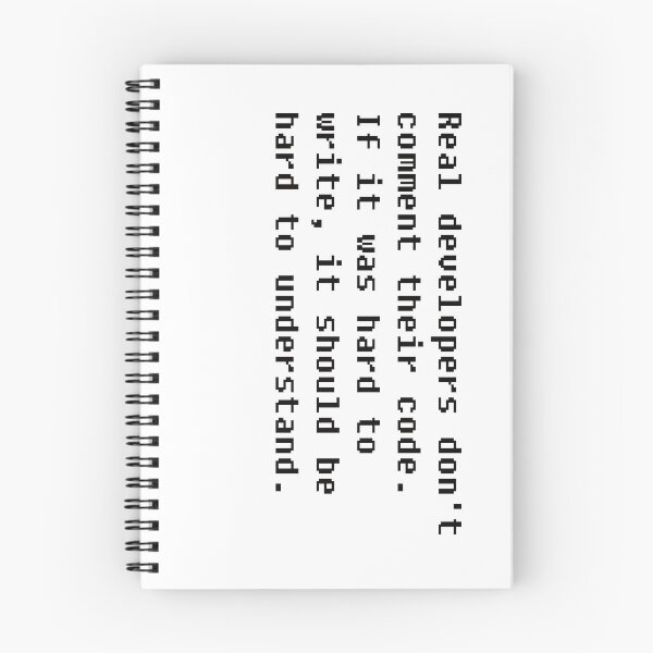 Item preview, Programmer's Humor: Real Developers Don't Comment Their Code designed and sold by SorryFrog.
