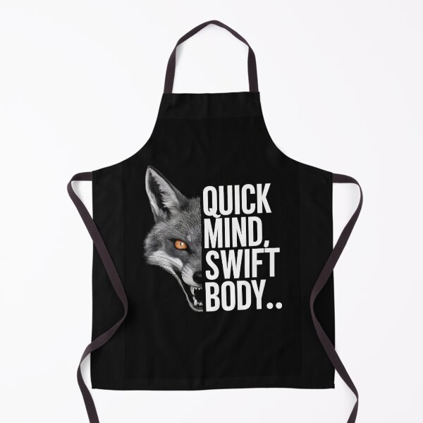 Item preview, Fox Motivational Quote | Quick Mind, Swift Body designed and sold by LoinneSio.
