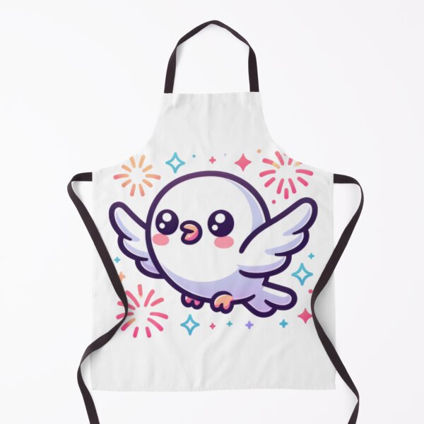 Item preview, Fireworks Over City Skyline With Kawaii Dove designed and sold by BassHeadMomma.