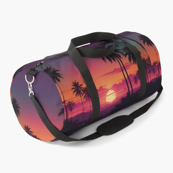 Item preview, Tropical Sunset Over Lush Palm Tree Landscape designed and sold by ArtComixHaven.