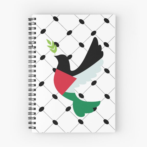 Item preview, Palestine Flag Peace Dove Bird designed and sold by Akikoart7.
