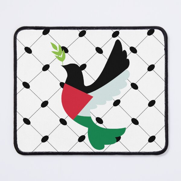 Item preview, Palestine Flag Peace Dove Bird designed and sold by Akikoart7.