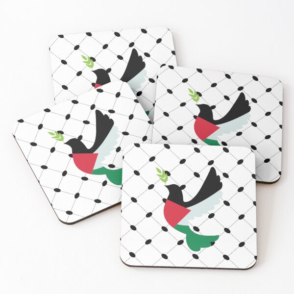Item preview, Palestine Flag Peace Dove Bird designed and sold by Akikoart7.