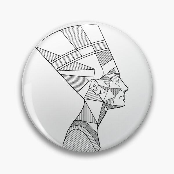 Item preview, Nefertiti Egyptian Queen (B&W) designed and sold by Mariel  Toigo.