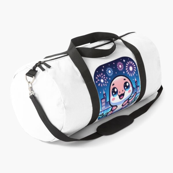 Item preview, Fireworks Over City Skyline With Kawaii Lizard designed and sold by BassHeadMomma.