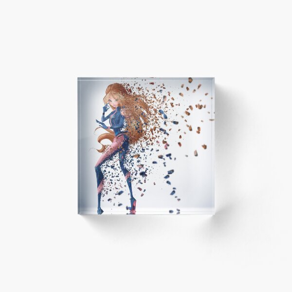 Flora World of Winx Acrylic Block