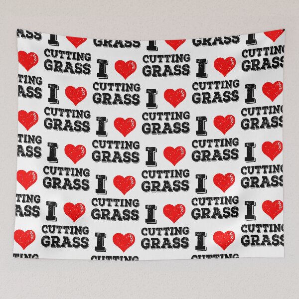 Item preview, I Love Cutting Grass Funny Yardwork Lawncare designed and sold by Guarddogdrive.