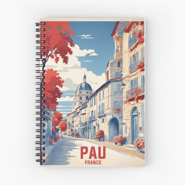 Item preview, Pau France Vintage Travel Tourism  designed and sold by TravelersGems.