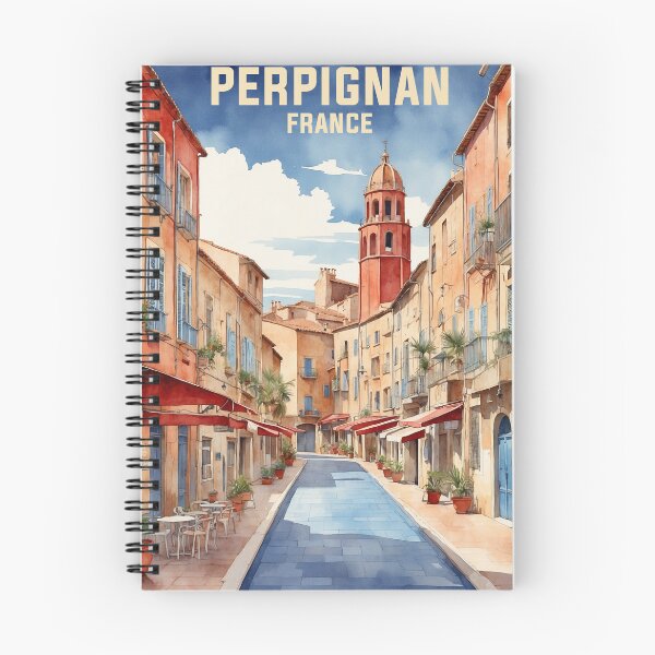 Item preview, Perpignan France Vintage Travel Tourism  designed and sold by TravelersGems.