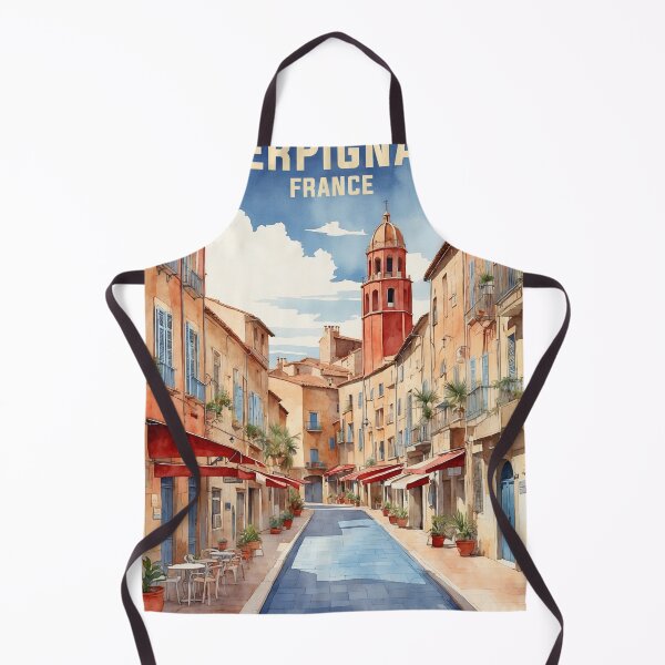 Item preview, Perpignan France Vintage Travel Tourism  designed and sold by TravelersGems.