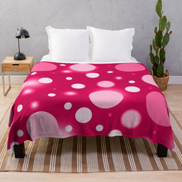 Item preview, Pink shades different size balloons pattern circles background wallpaper designed and sold by SpinklyCreations.