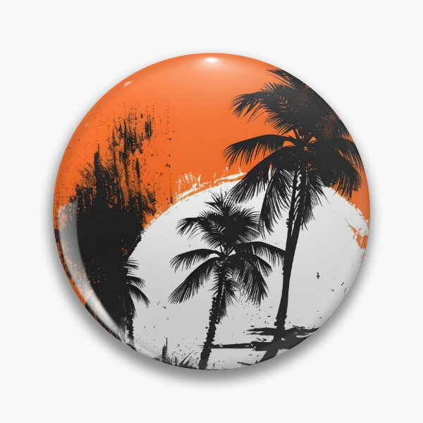 Item preview, Abstract summer theme with palm trees designed and sold by dcrc.