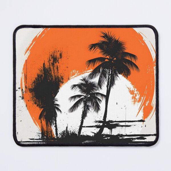Item preview, Abstract summer theme with palm trees designed and sold by dcrc.