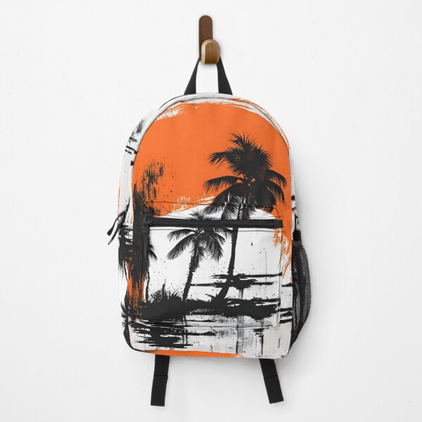 Item preview, Abstract summer theme with palm trees designed and sold by dcrc.