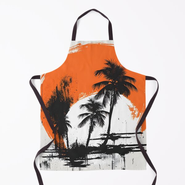 Item preview, Abstract summer theme with palm trees designed and sold by dcrc.