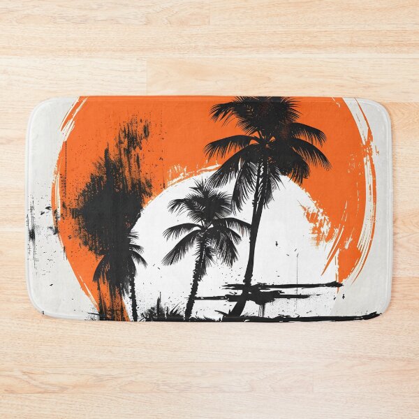 Item preview, Abstract summer theme with palm trees designed and sold by dcrc.