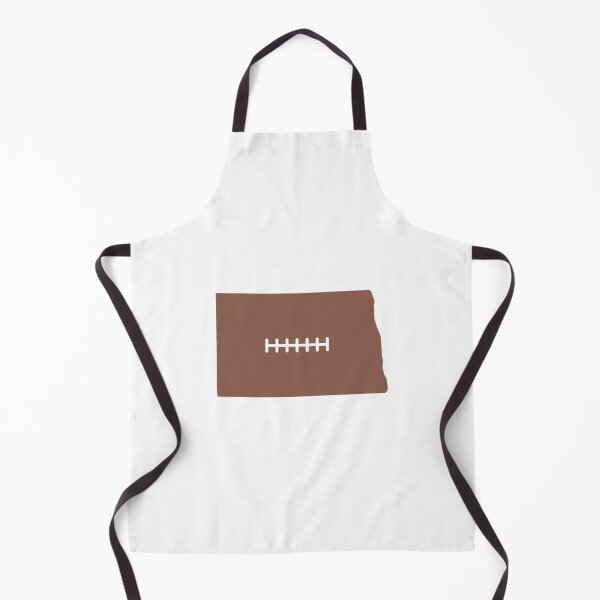 Item preview, North Dakota State Outline Football Stitch designed and sold by US States Merch.