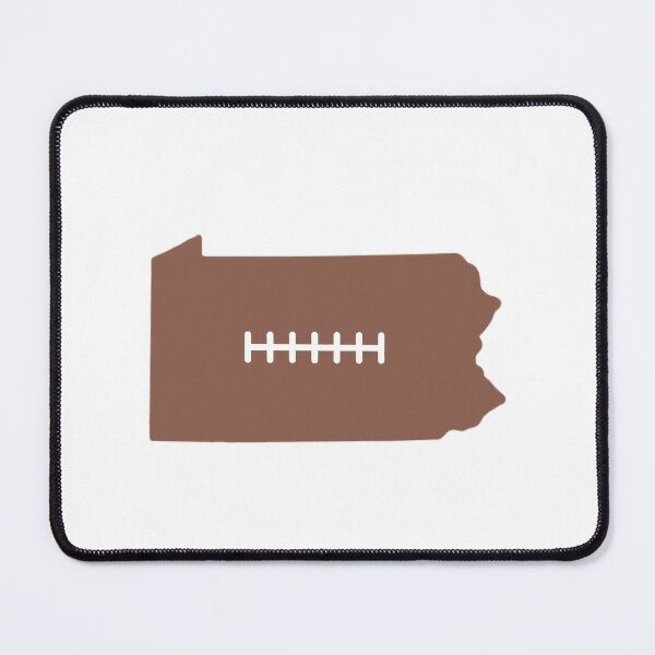 Item preview, Pennsylvania State Outline Football Stitch designed and sold by US States Merch.