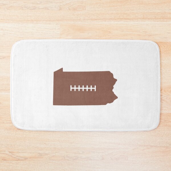 Item preview, Pennsylvania State Outline Football Stitch designed and sold by US States Merch.