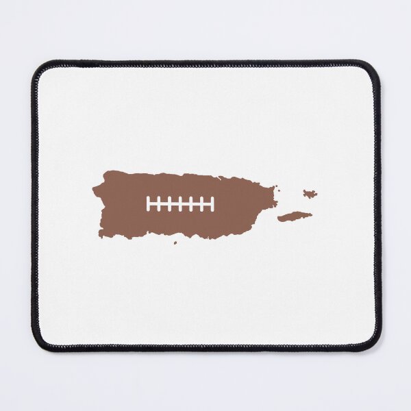 Item preview, Puerto Rico State Outline Football Stitch designed and sold by US States Merch.