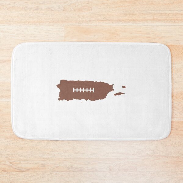 Item preview, Puerto Rico State Outline Football Stitch designed and sold by US States Merch.