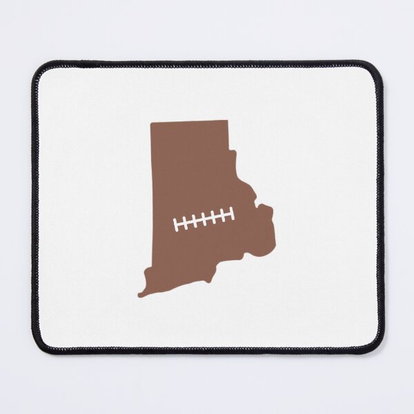Item preview, Rhode Island State Outline Football Stitch designed and sold by US States Merch.