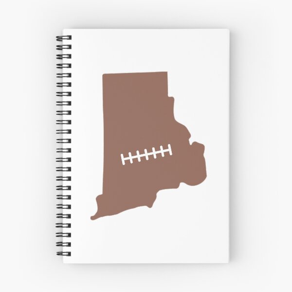 Item preview, Rhode Island State Outline Football Stitch designed and sold by US States Merch.