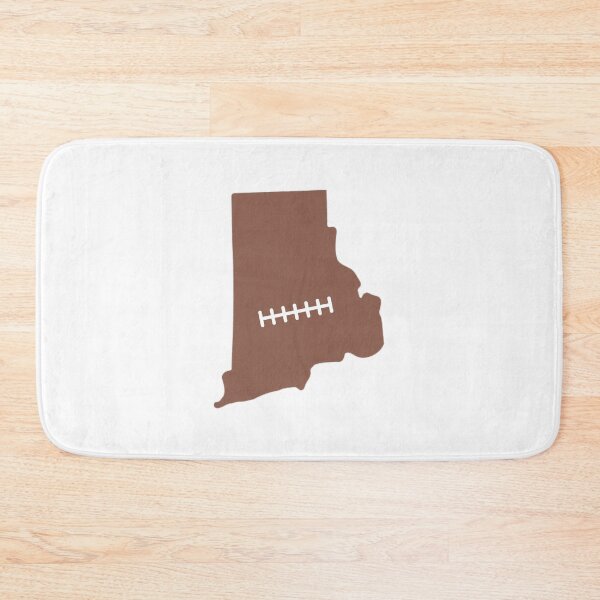 Item preview, Rhode Island State Outline Football Stitch designed and sold by US States Merch.