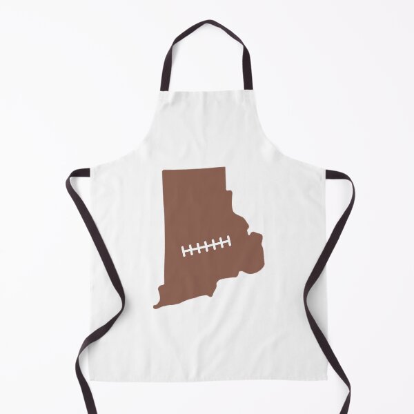 Item preview, Rhode Island State Outline Football Stitch designed and sold by US States Merch.