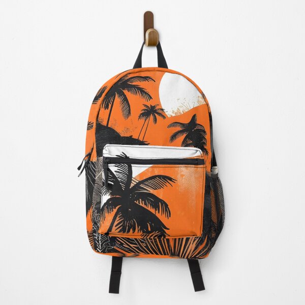 Item preview, Abstract summer theme with palm trees designed and sold by dcrc.