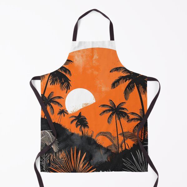 Item preview, Abstract summer theme with palm trees designed and sold by dcrc.