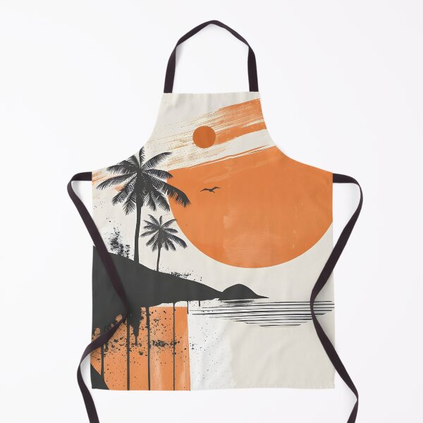Item preview, abstract summer theme with palm trees designed and sold by dcrc.